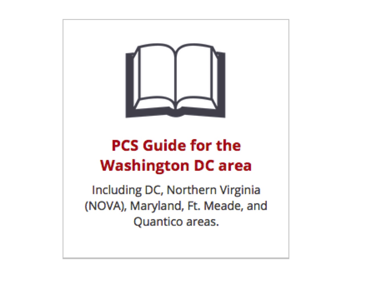 PCS Guide to DC area
